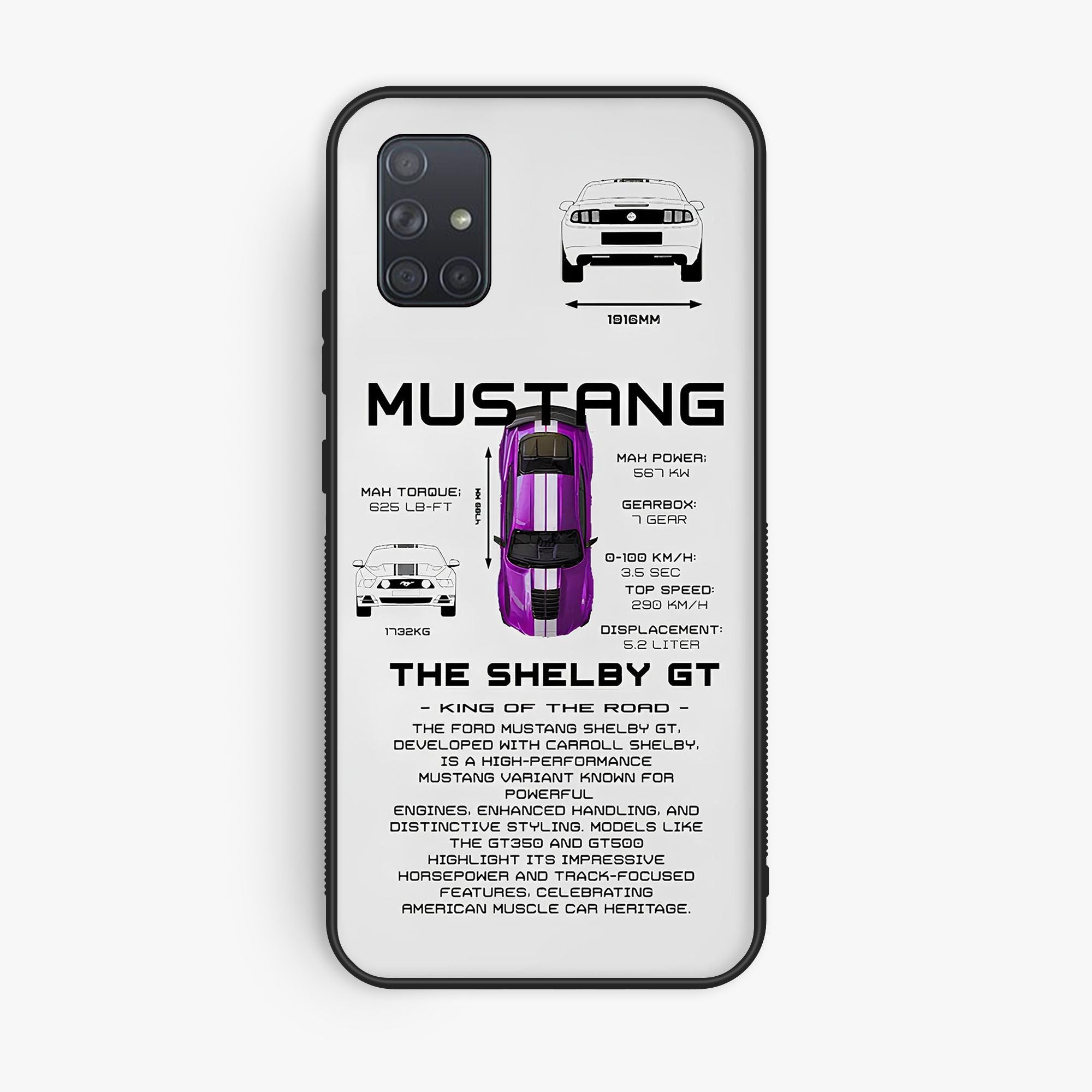 Samsung Galaxy A51 - Wallpaper 028 - Premium Printed Glossy Phone Case