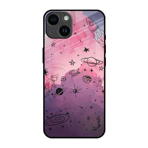 Space Doodles Glossy Case for iPhone 14