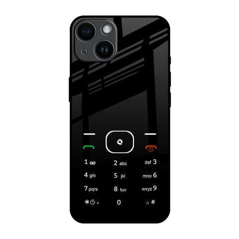 Classic Keypad Pattern Glossy Case for iPhone 14