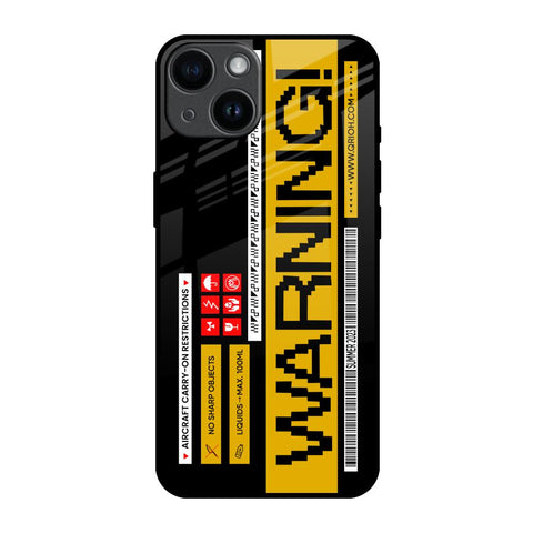Aircraft Warning Glossy Case for iPhone 14