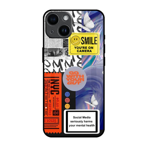 Smile for Camera Glossy Case for iPhone 14
