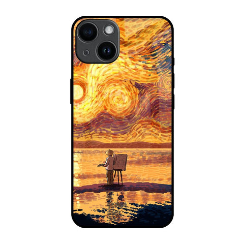 Sunset Vincent Glossy Case for iPhone 14