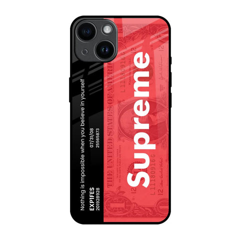 Supreme Ticket Glossy Case for iPhone 14