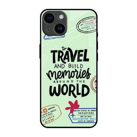 Travel Stamps Glossy Case for iPhone 14