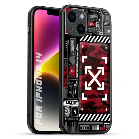 Technology Art Glossy Case for iPhone 14