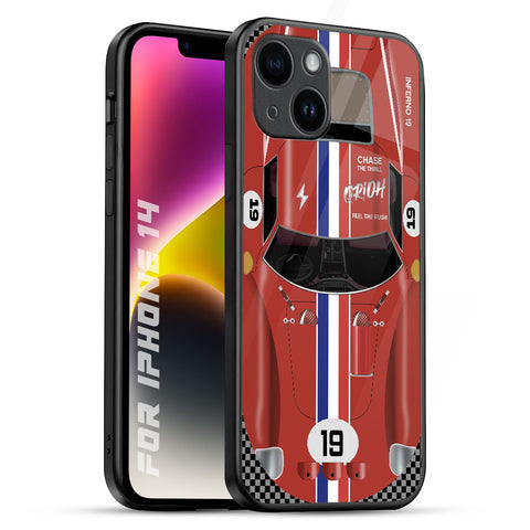 Racing Vintage Glossy Case for iPhone 14