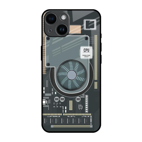 Motherboard Circuit Glossy Case for iPhone 14
