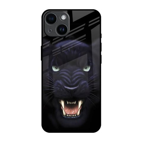 Angry Black Leopard Glossy Case for iPhone 14
