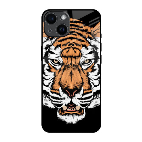 Angry Tiger Glossy Case For iPhone 14