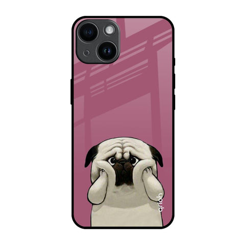 Funny Pug Face Glossy Case For iPhone 14
