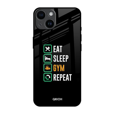 Daily Routine Glossy Case for iPhone 14
