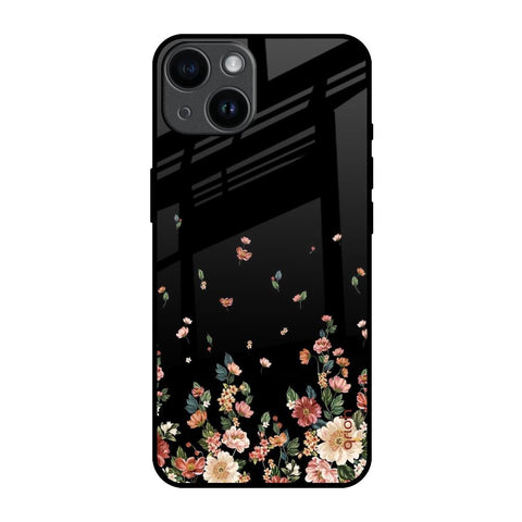 Floating Floral Print Glossy Case for iPhone 14