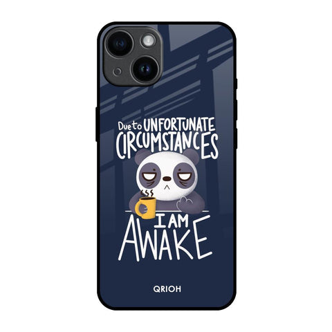 Struggling Panda Glossy Case for iPhone 14