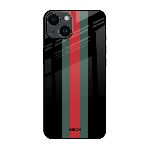Vertical Stripes Glossy Case for iPhone 14