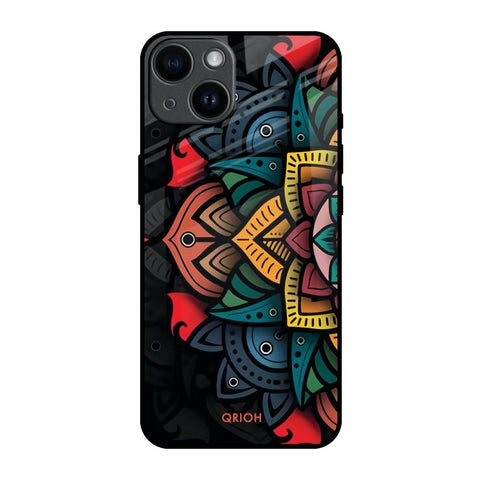 Retro Gorgeous Flower Glossy Case for iPhone 14