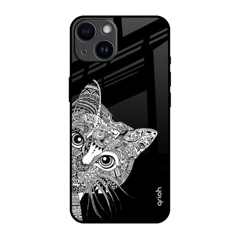 Kitten Mandala Glossy Case for iPhone 14