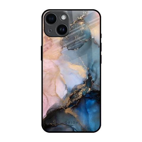 Marble Ink Abstract Glossy Case for iPhone 14