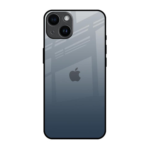 Smokey Grey Color Glossy Case For iPhone 14