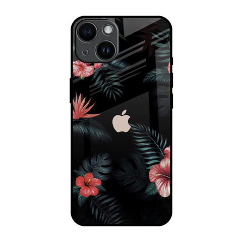 Tropical Art Flower Glossy Case for iPhone 14