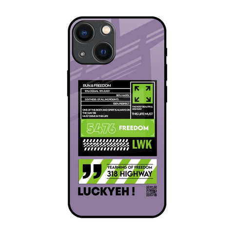 Run & Freedom Glossy Case for iPhone 14 Plus