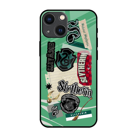 Slytherin Glossy Case for iPhone 14 Plus