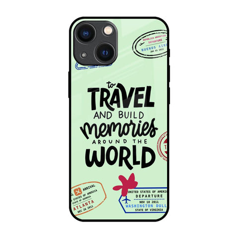 Travel Stamps Glossy Case for iPhone 14 Plus