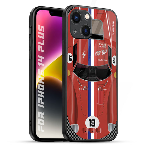 Racing Vintage Glossy Case for iPhone 14 Plus