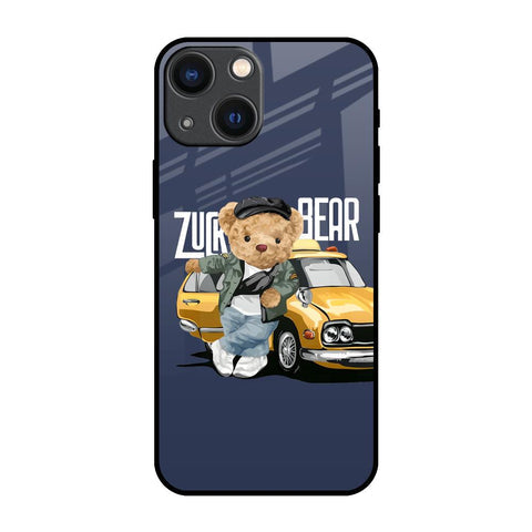 Adventurous Bear Glossy Case for iPhone 14 Plus