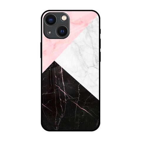 Marble Collage Art Glossy Case For iPhone 14 Plus