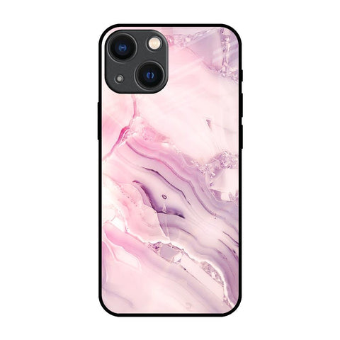 Diamond Pink Gradient Glossy Case For iPhone 14 Plus