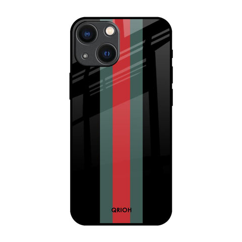 Vertical Stripes Glossy Case for iPhone 14 Plus