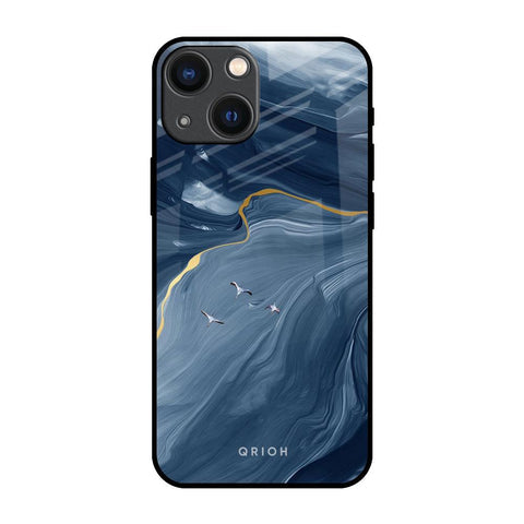 Deep Ocean Marble Glossy Case for iPhone 14 Plus