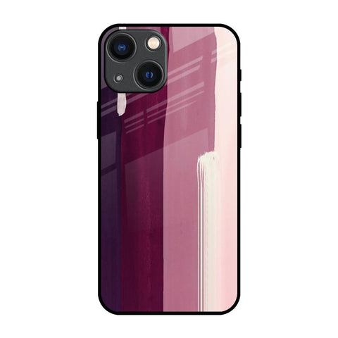 Brush Stroke Art Glossy Case for iPhone 14 Plus