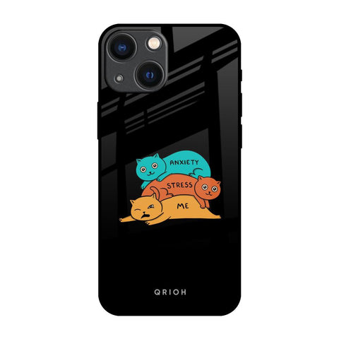 Anxiety Stress Glossy Case for iPhone 14 Plus