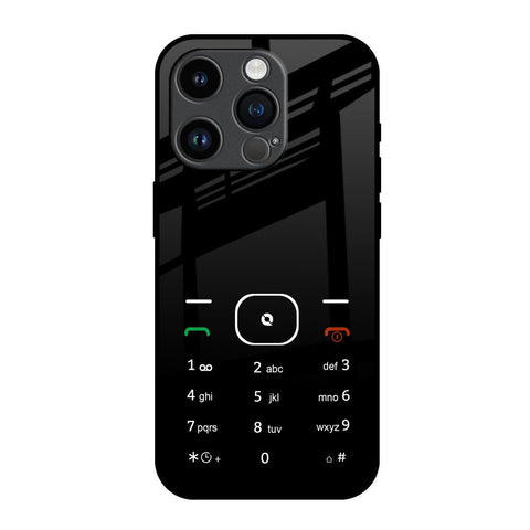 Classic Keypad Pattern Glossy Case for iPhone 14 Pro