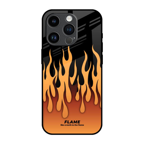 Fire Flame Glossy Case for iPhone 14 Pro