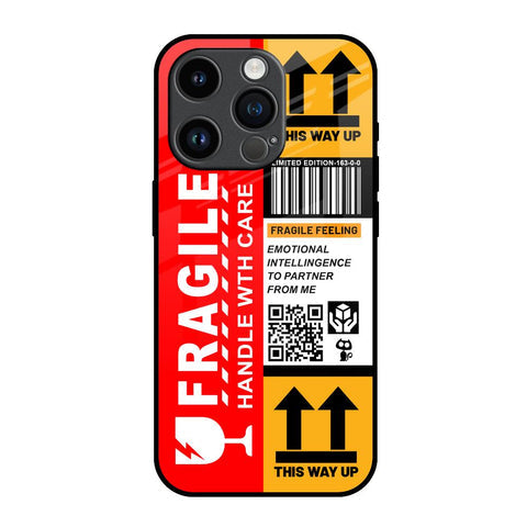 Handle With Care Glossy Case for iPhone 14 Pro