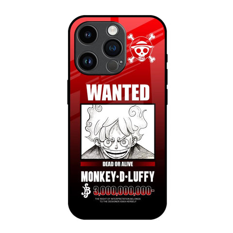 Luffy Wanted Glossy Case for iPhone 14 Pro