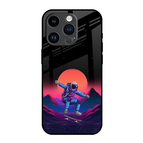 Retro Astronaut Glossy Case for iPhone 14 Pro