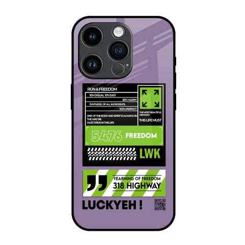 Run & Freedom Glossy Case for iPhone 14 Pro