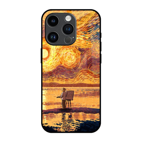 Sunset Vincent Glossy Case for iPhone 14 Pro