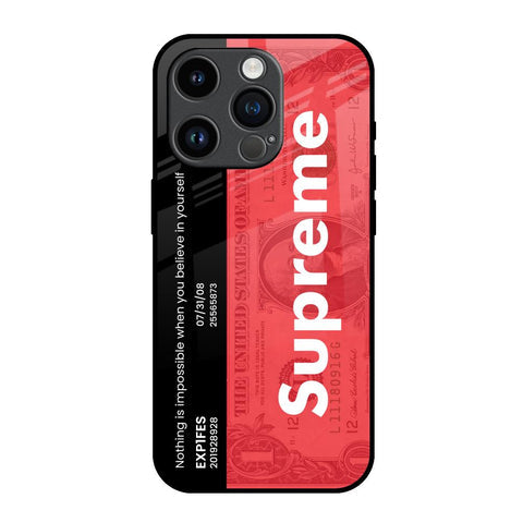Supreme Ticket Glossy Case for iPhone 14 Pro