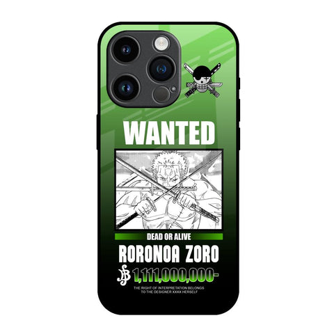 Zoro Wanted Glossy Case for iPhone 14 Pro