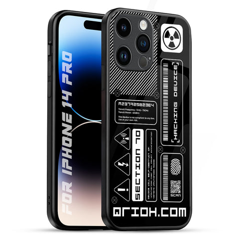 Futuristic Art Glossy Case for iPhone 14 Pro