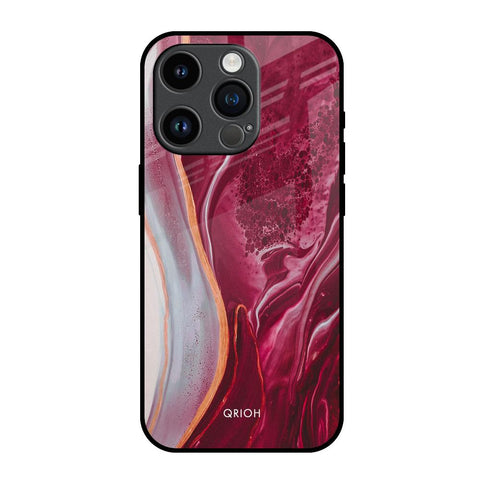 Crimson Ruby Glossy Case for iPhone 14 Pro