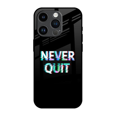 Never Quit Glossy Case For iPhone 14 Pro