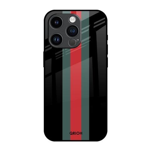 Vertical Stripes Glossy Case for iPhone 14 Pro