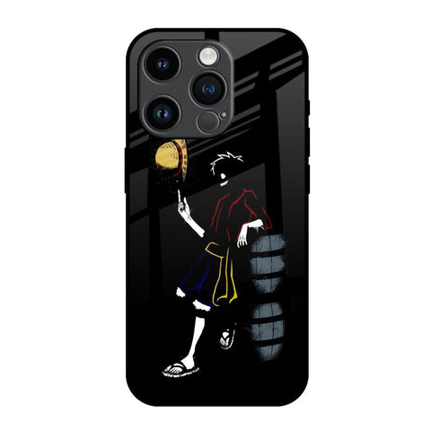 Luffy Line Art Glossy Case for iPhone 14 Pro