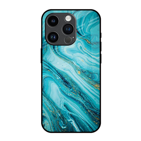 Ocean Marble Glossy Case for iPhone 14 Pro