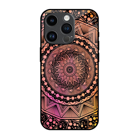 Floral Mandala Glossy Case for iPhone 14 Pro